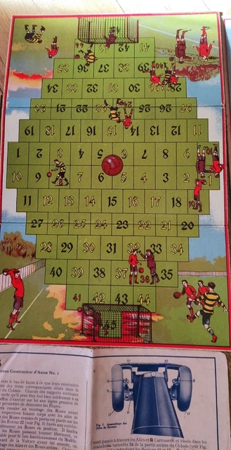 Jeu de chevaux vintage français : Les Jeux Reunis, Paris