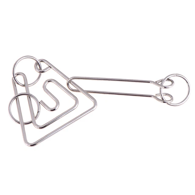 Classic Challenging Metal Wire Puzzle Brain Teaser Game for Adults Kids To R  F2