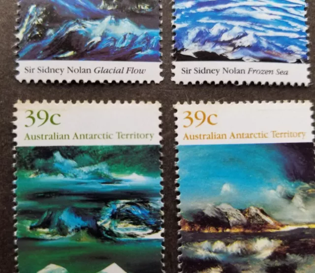 AUSTRALIA ANTARCTIC LANDSCAPE Painting By Nolan 1989 Iceberg (stamp ...