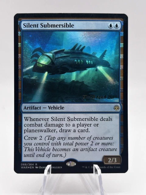 Silent Submersible 1x FOIL WAR MTG War of the Spark Rare MINT blue Silent Submersible 1x FOIL WAR MTG War of the Spark Rare MINT blue