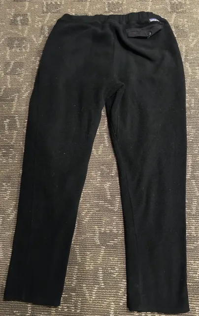 Patagonia Synchilla Snap-T Fleece Pants Black & Forge Gray Large L