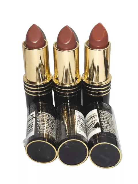 Revlon Super Lustrous Creme Lipstick 92 Rum Raisin .15oz Ea 3pcs