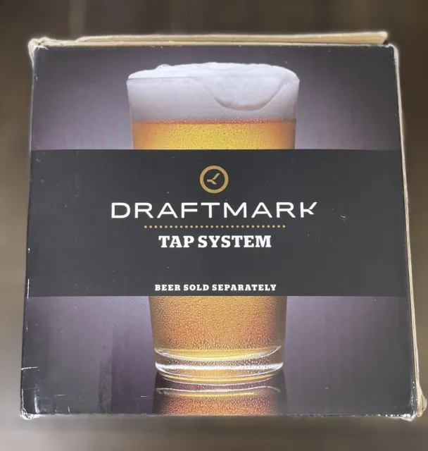 DRAFTMARK HOME TAP SYSTEM Draught Beer Barrel Dispenser- New/open box