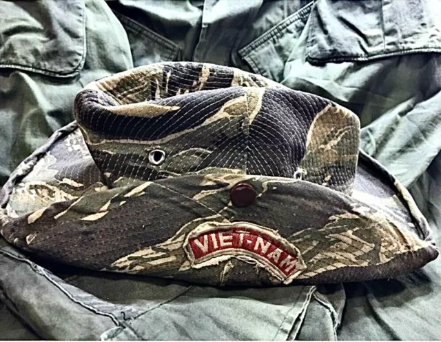 VIETNAM WAR USSF MacVSog Boonie Cowboy Hat;Tiger Stripe $799.95 - PicClick