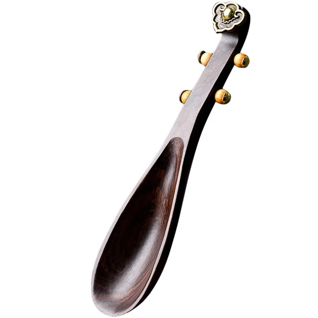 6PCS Cucchiaio da tè in legno Cucchiaini da caffè lunghi Set di...Cucchiaini Miele Caffè Set Di 4 Cucchiaini In Legno Di Nanmu...6 pezzi cucchiai di legno con manico lungo cucchiai di legno per