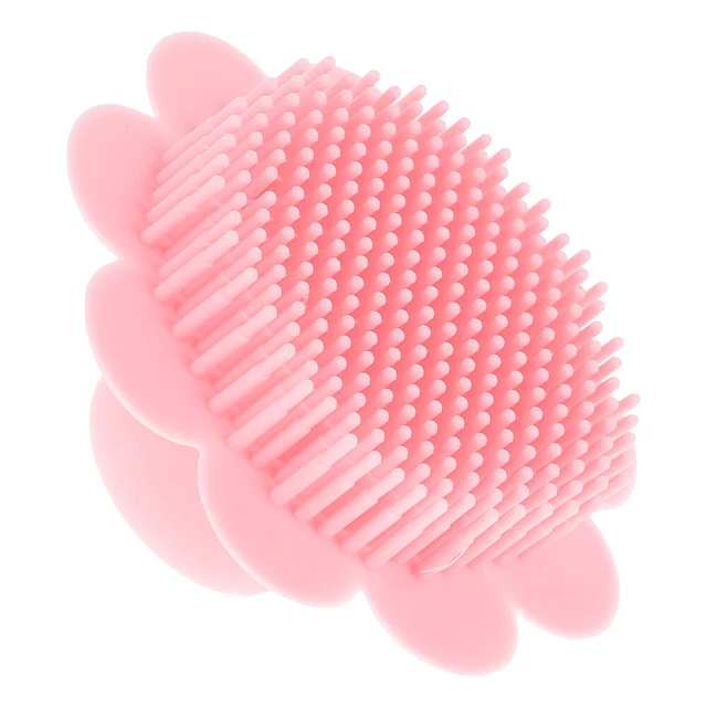 1 pieza Cepillo de baño de bebé de silicona Cepillo de lavado Sensibilidad de baño portátil para