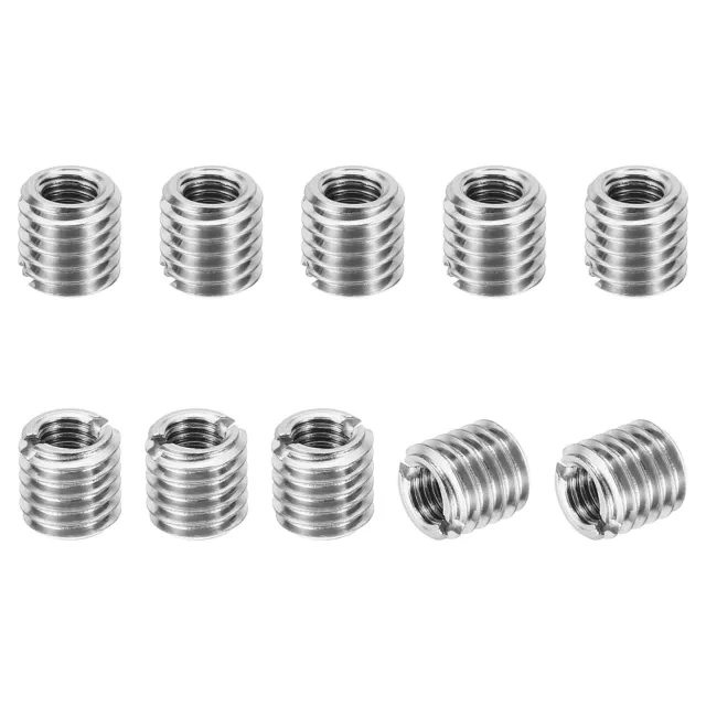 10pc Thread Repair Insert Nut Adapters Reducer M8*1.25 Male to M5*0.8 Female 8mm