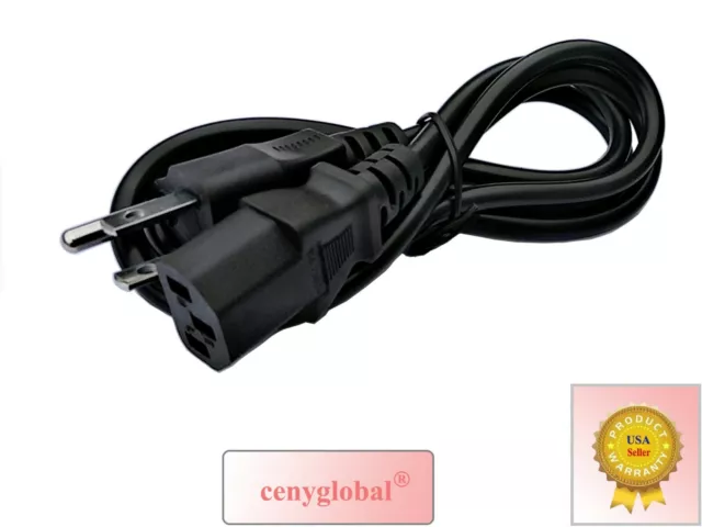 5ft AC Power Cord for LG 22LV2500 26LD350 26LV2500 32LD400 32LK330 TV