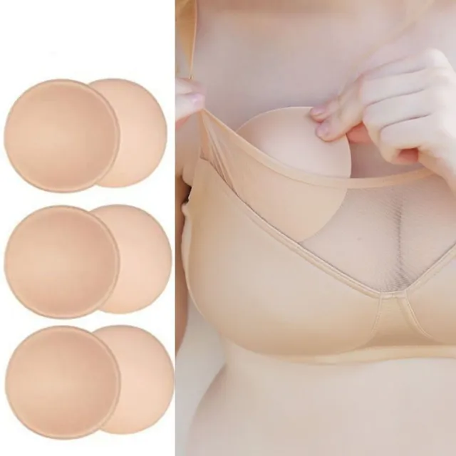 Soft Chest Cups Sponge Breast Insert Bra Pads Push Up Breast Chest Pads