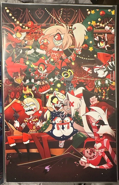 HAZBIN HOTEL - HOTEL STAFF - HOLIDAY 2025 POSTER $91.52 - PicClick