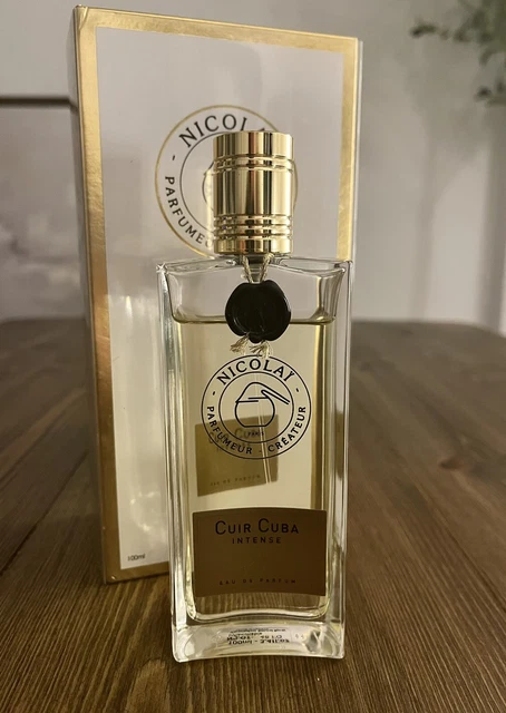 100% Auténtico Nicolai Perfumador Creador Cuero Cuba Intenso Edp 100ml 3.4 fl.oz