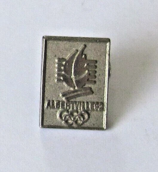 Pin's ALBERTVILLE 92 JO LOGO OLYMPIQUE Hiver France Signé SP Pin's ALBERTVILLE 92 JO LOGO OLYMPIQUE Hiver France Signé SP