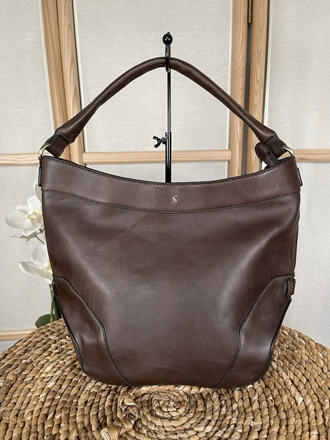 JOULES LOWESBY BROWN leather handbag hobo bag 69.00 PicClick UK