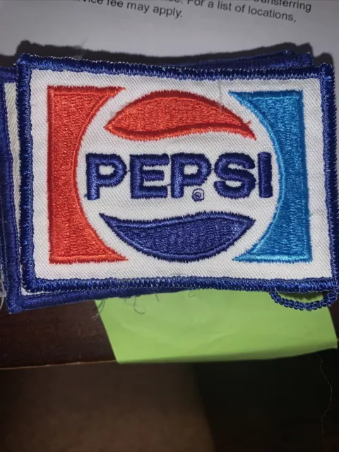 Pepsi - 70's & 80's Logo - Vintage - Embroidered - Soda - Cola - Patch