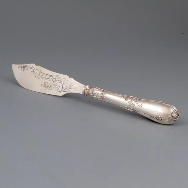 Antique French Sterling Silver Butter Knife, Page Freres, 1901-1905