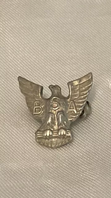 VTG BSA Boy Scouts Sterling Silver Eagle Scout Collectible  Pin