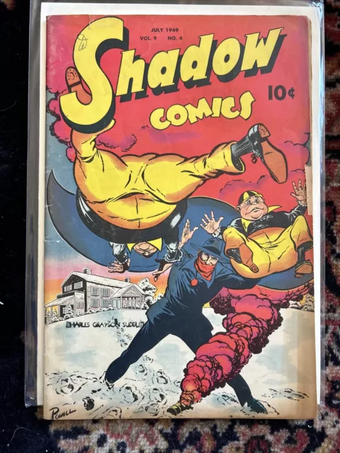 Shadow Comics V9#4 (Street & Smith, 1949) Condition: GD/VG Bob Powell Art