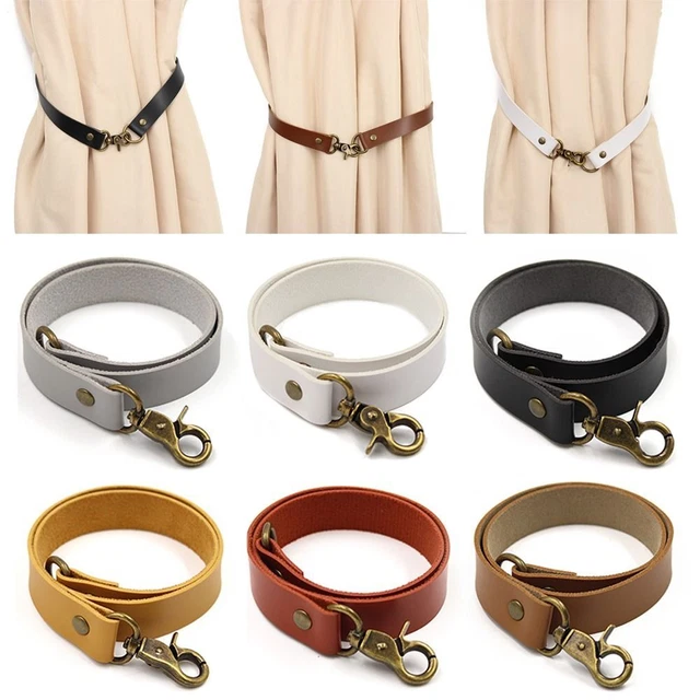 Vintage Holder Curtain Holder Rope Leather Tiebacks Curtain Strap Tie Backs