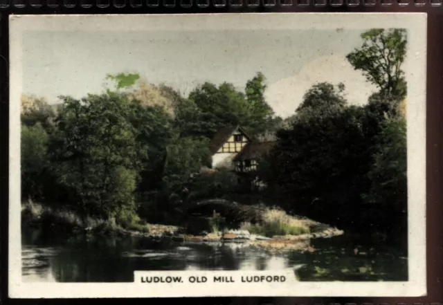 Tobacco Card, Cavanders, BEAUTY SPOTS OF GREAT BRITAIN, 1927, Lg, Ludlow, #17