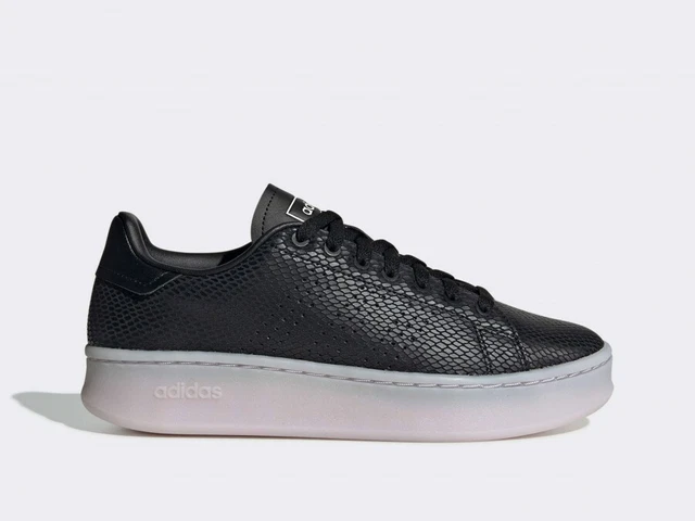 WOMEN S SHOES ADIDAS advantage bold EG4120 Black Sneakers Platform Wedge 60.89 PicClick UK