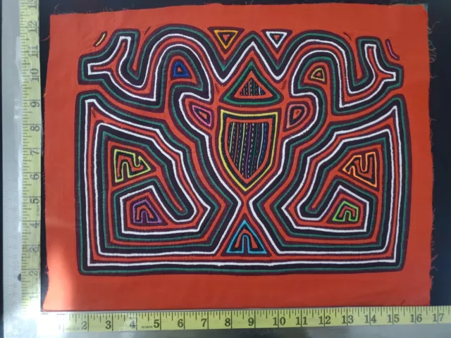 Panama Kuna Mola Folk Art Reverse Applique Embroidery Quilted 1932