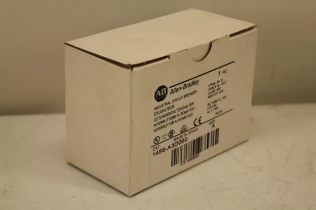 Allen Bradley 1489-A3D060 Ser A Circuit Breaker New In Box