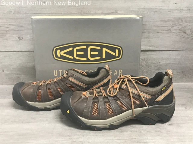 Keen Men's Flint Shitake Rust Low Steel Toe Hiking Shoes 14 EE IOB Keen Men's Flint Shitake Rust Low Steel Toe Hiking Shoes 14 EE IOB
