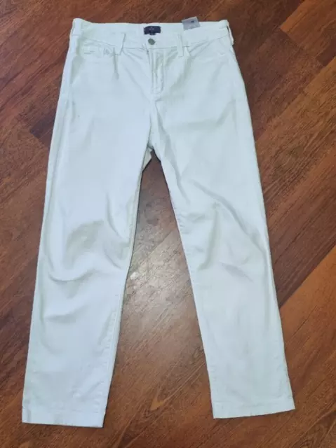 NYDJ (Not Your Daughter Jeans)  stretchy WHITE JEANS  Sz 8 USA. Fit 12 AUS. NEW!