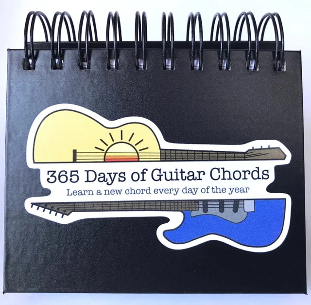 365 DAYS GUITAR Chords 2023 Calendar Guitar Chords Calendar 21.11