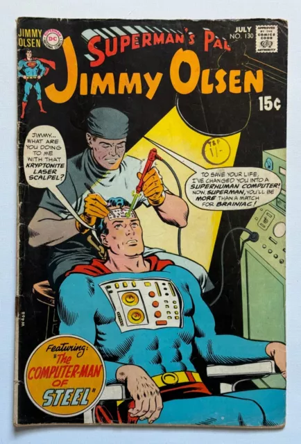 Superman's pal Jimmy Olsen DC Comics issue #130 July 1970