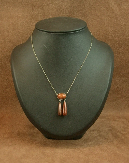Collier Vintage En Corne Bovine Ou Bakélite – Teinte Beige Naturelle – Bijou Ancien