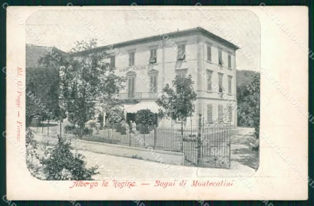 Pistoia Montecatini Terme Albergo la Regina cartolina MX4196