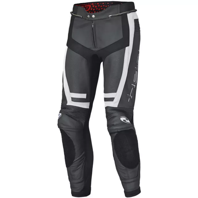 Held Rocket 3.0 Pantaloni di Pelle Motociclista Tour Racing Nero/Bianco Uomo