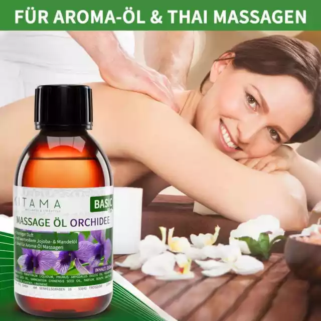 Kitama Massageöl Aroma-Öl Thai Orchidee Orchid für Massage Wellness Spa Wellness 2