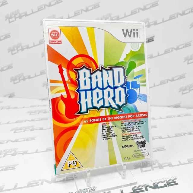 Band Hero Wii Nintendo PAL/UK Solus Activision Boxed with Manual