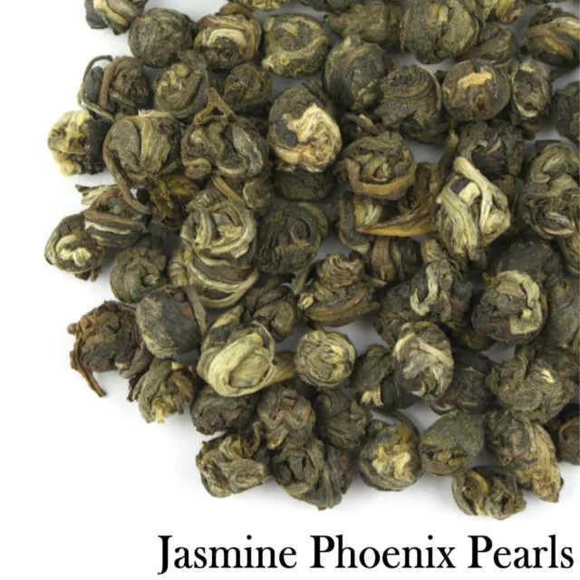 Jasmine Phoenix Pearls - Jasmine Dragon Pearl - Luxury Green Tea - Free UK P&P