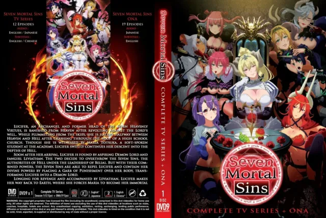 DVD SEVEN MORTAL Sins Vol.1-12 End + ONA (Uncut Version) English 
