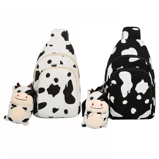 Fashion Cow Print Backpack Women Shoulder Bag Backpacks for Teenage Girls