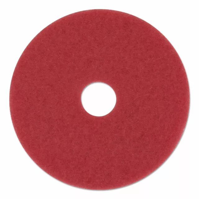 Boardwalk Standard Floor Pads 13" Diameter Red 5/Carton 4013RED