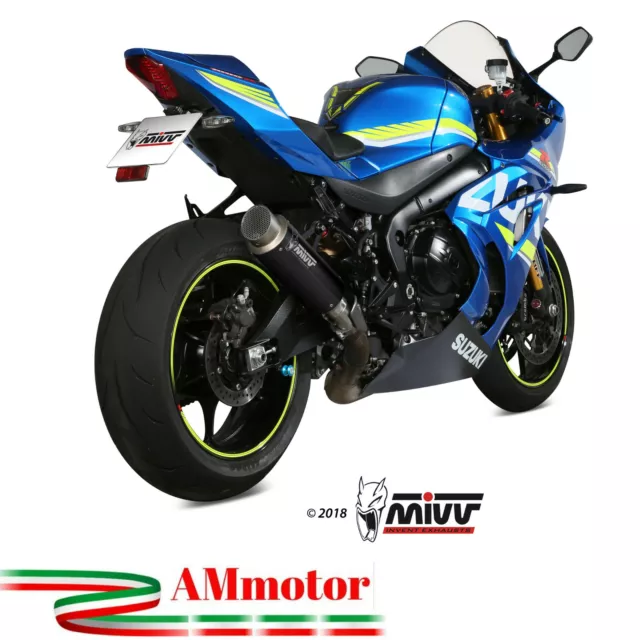 Auspuff Motorrad Mivv Suzuki Gsx-R 1000 2018 18 Endtopf Exhaust Gp Pro Black