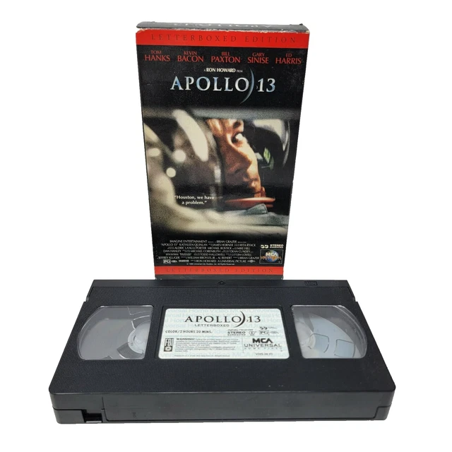 APOLLO 13 VHS Tape Movie Tom Hanks Letterboxed Edition 1995 Tested