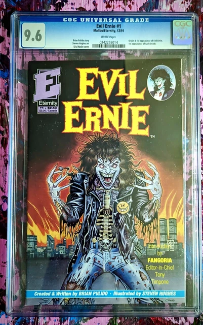Evil Ernie #1 - 1st Appearance of Evil Ernie & Lady Death 1991 Eternity CGC 9.6