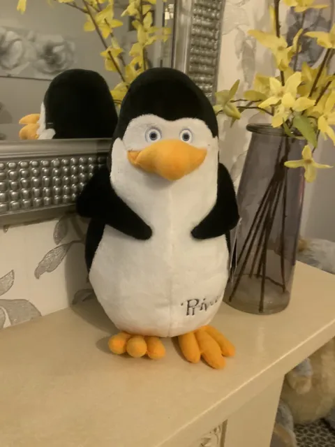 Private Penguin Madagascar Retired 12” Plush Soft Toy NEW With Tag 3