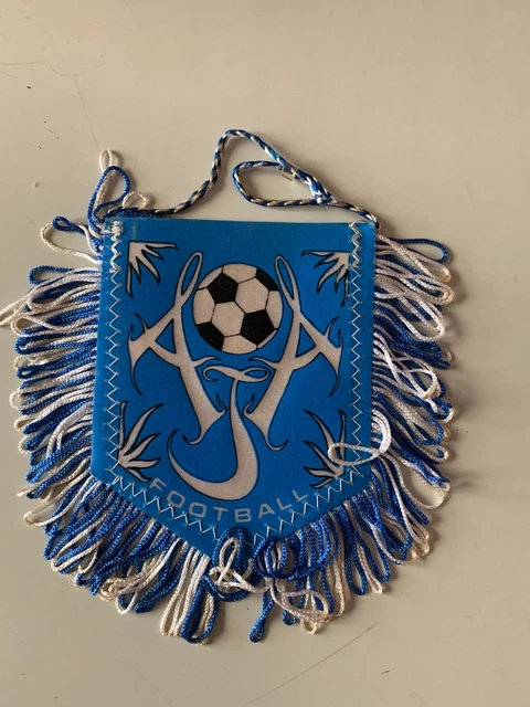 Fanion Vintage AJA Auxerre – 14x17 Cm, Rare, Supporter