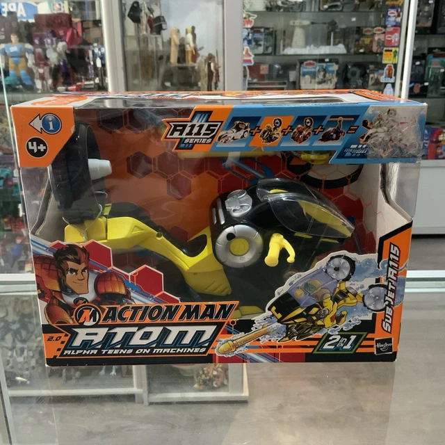 Rare 2005 Action Man A.t.o.m. Power-ram King Figure Atom Hasbro New