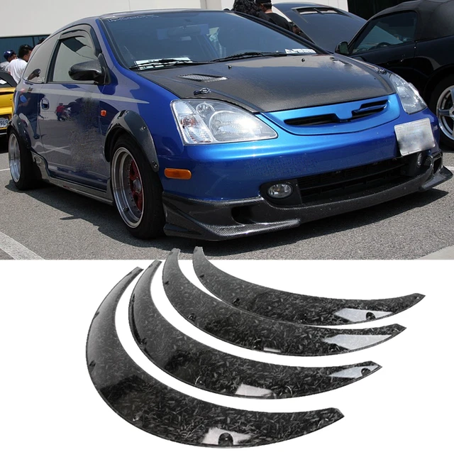 FENDER FLARES FLEXIBLE Wide Body Kit Wheel Arches For Honda Accord