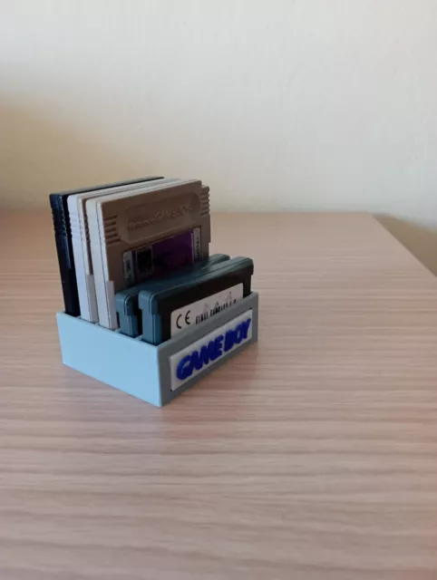 Soporte Stand Expositor Para 5 Cartuchos Juegos Nintendo Game Boy, Oferta