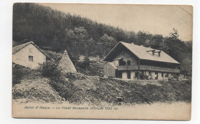 88 -  Ballon  d'ALSACE  - CPA Ancienne . CHALET BONAPARTE N°1  1912