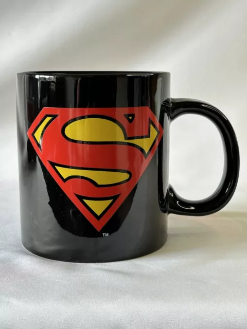 Large DC Comics ‘Superman’ Black Ceramic Mug  700ml capacity