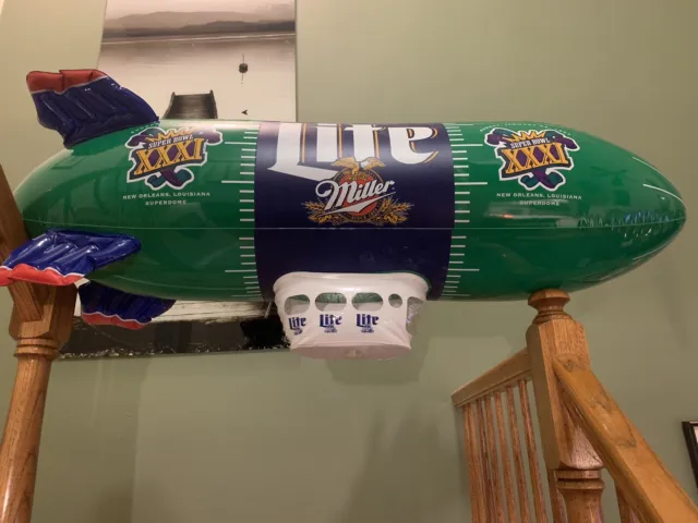 Super Bowl Miller Lite Inflatable Blimp 1997 Game